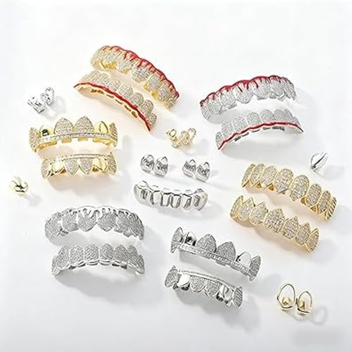 Decoración dental removible con diamantes de imitación brillantes 6