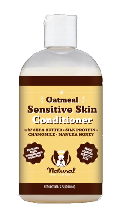 Condicionador para Cães Natural Dog Company para Desembaraçar e Hidratar 355 mL