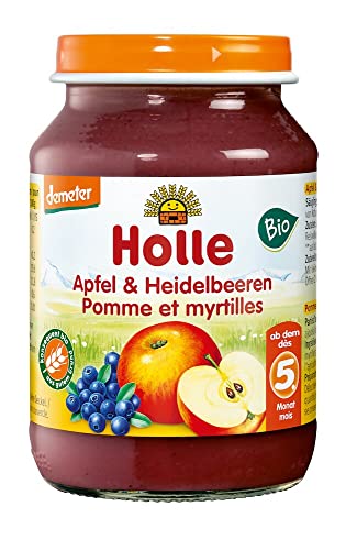 Holle Bio Apfel & Heidelbeeren (6 x 190 gr)