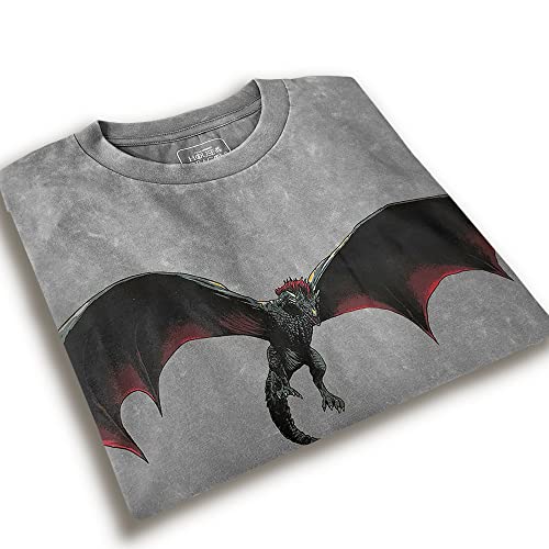 Image of Free Authority Game of Thrones Printed Regular Fit Grey Cotton Men's T-Shirt