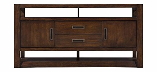 Image of APRODZ Solid Wood Strasbourg TV Stand Cabinet for Home | TV Unit for Living Room