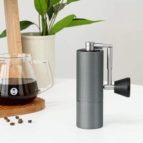 Image of TIMEMORE Chestnut C2 Fold Manual Coffee Grinder with Adjustable Coarseness, Capacity 25g with CNC Stainless Steel Conical Burr, Pour Over Coffee for Hand Grinder of Office Home Traveling Camping