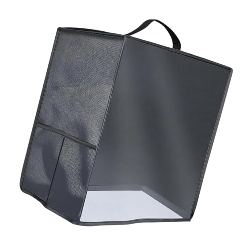 Hkfgdjdl Máquina de helados frontal transparente con panel de PVC transparente para una identificación rápida, poliéster permanente impermeable