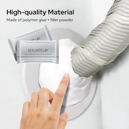 Image of 8-Pack New Type White Waterproof Sealant Mastic, Repair Sealing Clay, Quick Mending Mud for Drain Connection, Wall Hole, Air Conditioning Hole Waterproof Seal Putty