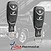 Key Fob Keyless Entry Remote fits 2007-2012 Hyundai Santa Fe (PINHA-T038), Set of 2