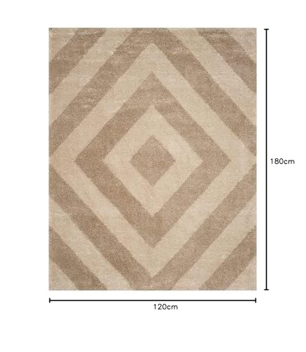 Image of Carpet Mahal Presence Gorgeous Design of Super Soft Shaggy Carpet for Living Room, Bedroom, Hall and Anywhere in Home. [4x6 feet]