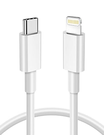 USB C to Lightning Fast iPhone Charger Cable MFi Certified 1M,White