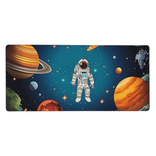 Tapis d'écriture pour bureau design espace pour ordinateur portable