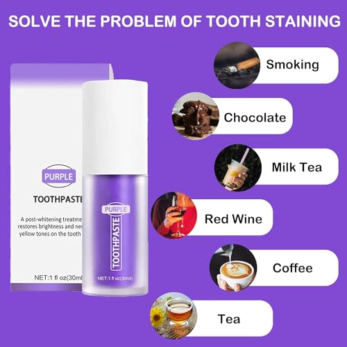 Purple Toothpaste For Teeth Whitening,lila zahnpasta weisse zähne,Lila Zahnpasta weiße zähne