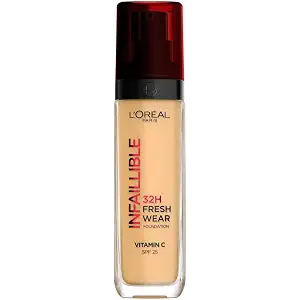 L'Oréal Paris Infaillible 32H Fresh Wear Base de Maquillaje, 140 Beige Doré