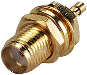 5pcs Rf Wire Coaxial Cable Terminal Copper Alloy Connector SMA Jack Bulkhead Solder for 1.13mm Ships from USA