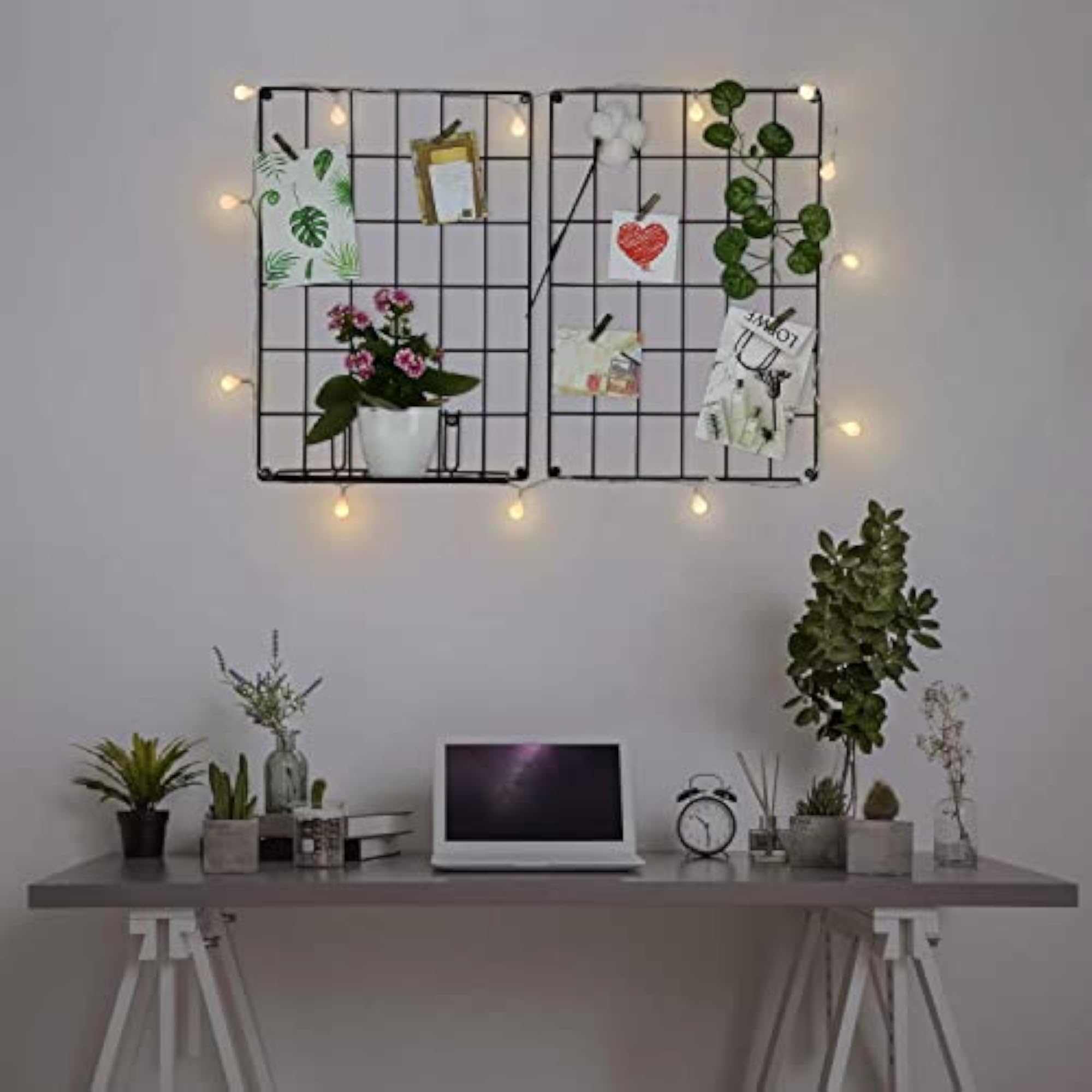 Wall Grid Panel Wire Grid Panel Set of 2