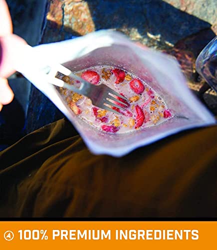 Peak-Refuel-Strawberry-Granola-Premium-Freeze-Dried-Camping-Food-Backpacking-Hiking-MRE-Meals-Just-Add-Water-100-Real-Fruit-23g-of-Protein-2-Serving-Pouch