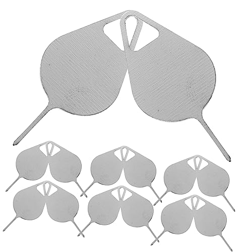 iplusmile 100 Piezas Agujas de Expulsión de Tarjeta Sim de Herramientas para Móviles Portátiles y Convenientes con Orificio de Suspensión