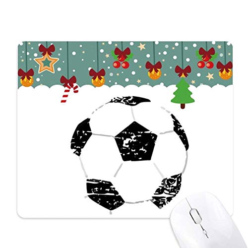 Tapis de souris football en caoutchouc noir pour éviter les glissements