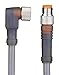 Sensor Cable, M8 Sensor Right Angle 3 Position Receptacle, Free End, 10 m, 32.8 ft