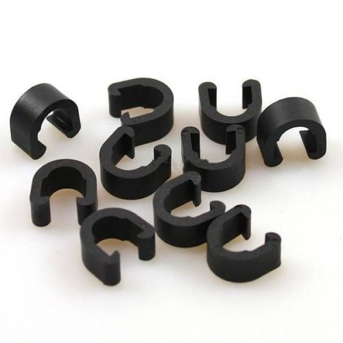10 Pcs/lot C-buckle Clasps Housing Hose Guide for Brake Cable/derailleur Hub Bike Shift Line C-clips Clamps for Bike Road Bicycle