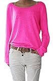 superdry damen shirt pink Eleganter und gleichzeit lässiger Sweater. Weiter lässiger Rundhalsausschnitt