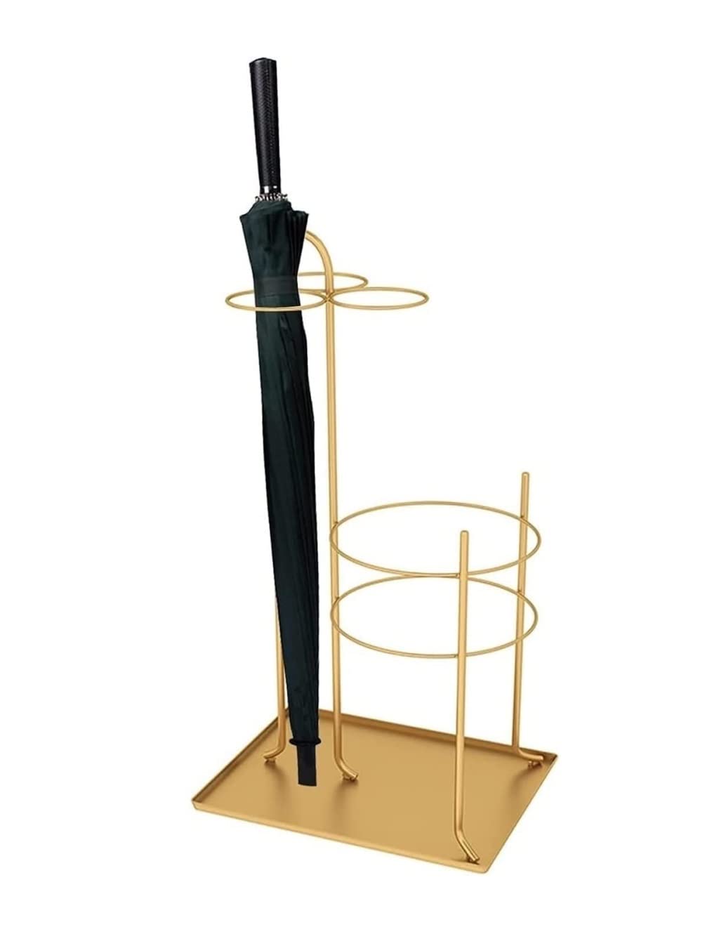 DFGHNBVC Metal Umbrella Stand For Entryway - Stylish Umbrella Holder For 6 Umbrellas, Canes Walking Sticks - Durable Umbrella Rack For Home Office Storage