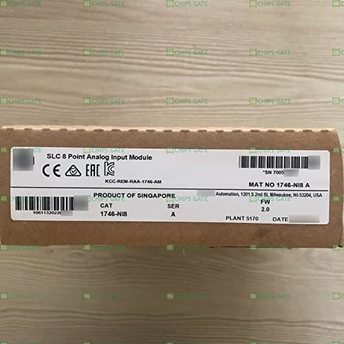 New Factory Sealed 1746-NI8 SLC 500 PLC Analog Input Module 1746NI8 US Stock