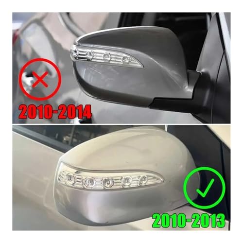 Clignotant rétroviseur pour Tucson iX35 2010-2014 avec 5 LED latérales - 7