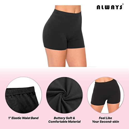 Image of ALWAYS Faux Leather Shorts - High Waist Active Stretch Yoga Short Pants for Women