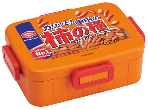 スケーター(Skater) 大人用 弁当箱 4点ロック ランチボックス 650ml 食洗機対応 日本製 お菓子シリーズ 亀田の柿の種 YZFL7-A