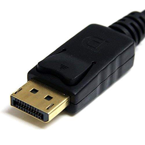 Image of ATEVON DisplayPort to VGA Adapter Cable - DP Male to VGA Female Video Converter for Monitor, Projector, HDTV, Compatible with Laptop, PC, Graphics Card, Supports Full HD 1080p (Black)