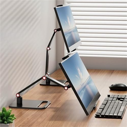 Support écran 12-17,3 pouces de bureau extensible et vertical pliable clip 30cm - 4