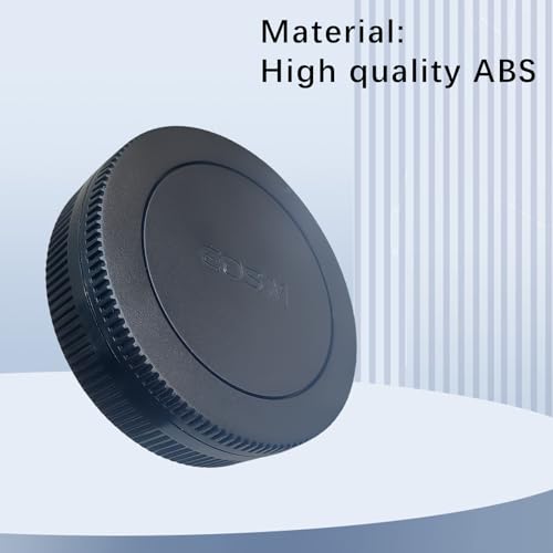 Tapa trasera para lente y tapa para cuerpo de cámara EF-M, compatible con cámaras mirrorless EF-M como M2, M3, M5, M6, M10, M100 y lentes EF-M 22mm f/2 STM, EF-M 11–22mm f/4–5.6 IS STM miniatura 4