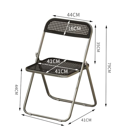 Chaise pliante métal ePP confortable utilisation intérieure extérieure maison - 3