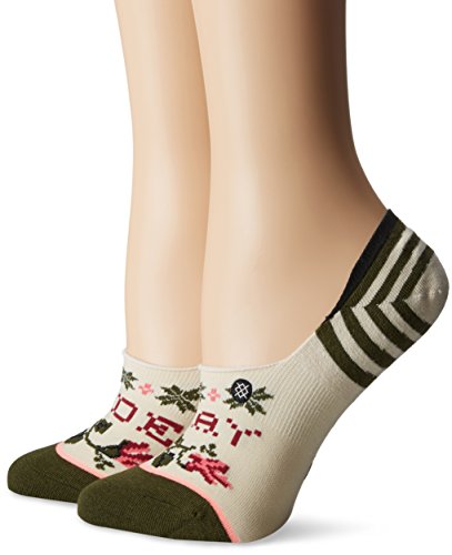 Stance Women's Slay Ride Floral Stripe Arch Support Super Invisble Sock