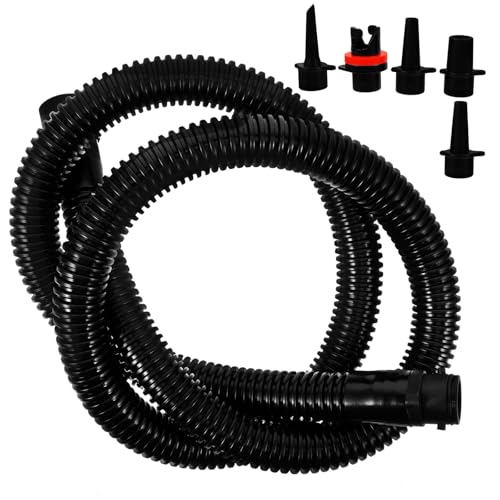GALPADA Manguera de Bomba Inflable para Kayak Adaptador de Plástico Resistente, Tubo de Extensión para Inflador de Kayak, Accesorio para Deportes Acuáticos, Conexión de Válvula