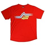 (ロウ アルパイン)Lowe Alpine FLACH MOUNTAIN TEE M LSM13032 RED RED L