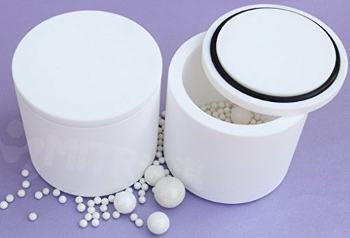 Hanchen 50 ml PTFE Laboratorio de jarra de molienda bola planetaria molino de molienda tarro, taza y cuenco