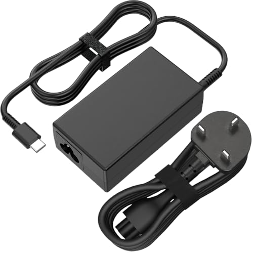 SCOVEE 65W USB-C Adapter Compatible HP Laptop Charger for HP EliteBook Elite Spectre X360 X2 830 1030 1040 Envy 11 13 14 15 ProBook 430 G7 G8 ChromeBook Pavilion Compatible Type-C Fast Charger