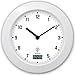 Produktbild Zeit-Bar Funk-Wanduhr Bad mit Temperaturanzeige, LAUTLOS