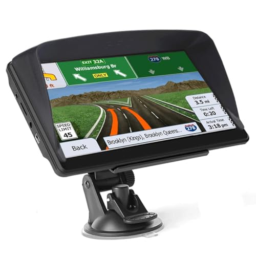 SAT NAV (7 INCH) UK EUROPE EDITION MAPS 2024 (FREE Lifetime Updates) Satnav for Car Truck HGV Lorry Motorhome, Support Postcode Search & Speed Limit Alert