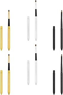 Healifty 6pcs Retractable Lip Brushes with Li...