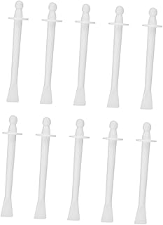 Hemoton 12pcs Face Wax Strips Wax Kit for Hair Removal Wax Strips for Hair Removal Face Nose Hair Wax Sticks Waxing Nasal Wax Applicator Hair Removal Stick Nose Wax Stick Suite Set White