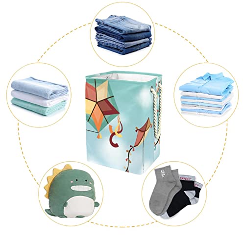 Panier à linge imperméable en tissu haute densité avec finitions coutures renforcées