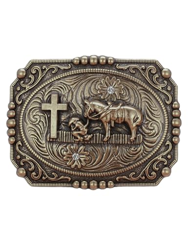 PlusZis Western Cowboy Cowgirl Belt Buckles for Men and Women