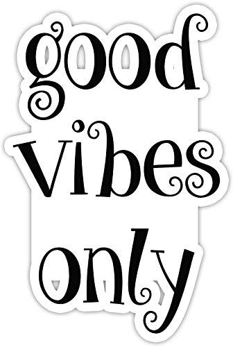 Imán decorativo Good Vibes Only 5 pulgadas
