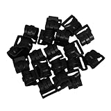 BESPORTBLE 20 Piezas Ganchos para Tienda de Campaña Camping Clips Multifuncionales para Postes Resistentes al Viento Portátiles y Reutilizables Accesorios para Toldos y Kit