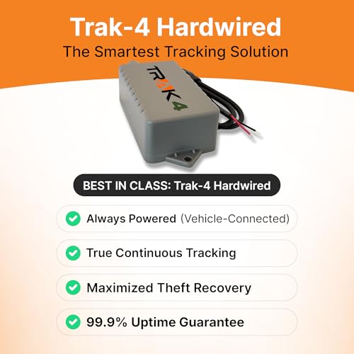 Image of Trak-4 12v Hardwired GPS Tracker. Durable, Reliable Track Trailers, Equipment, Vehicles, Assets. Long Battery Life, Waterproof, Worldwide. Low-Cost Subscription Required.