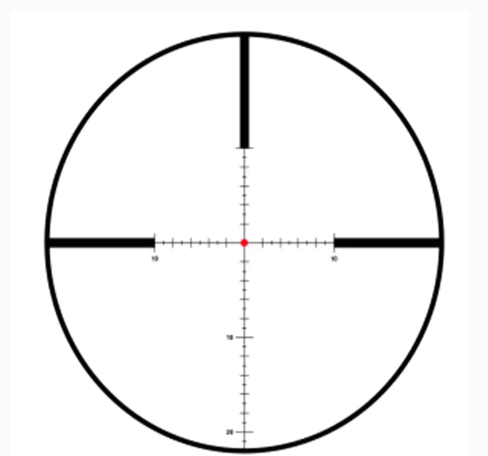 GPO German Precision Optics Centuri 2.5-15x44mm 30mm Tube Rifle Scope, Second Focal Plane, Moai, RC630