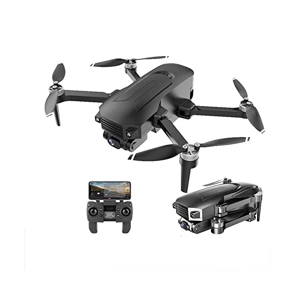 RFZHANZ Rc AUX Foldable Drone with Camera for Kids and Adults RC Quad Copter 4K HD FPV Live Video Gravity Sensor Voice…