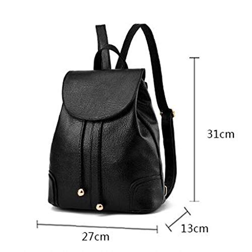 Sac à dos en cuir de haute qualité style classique rouge chic