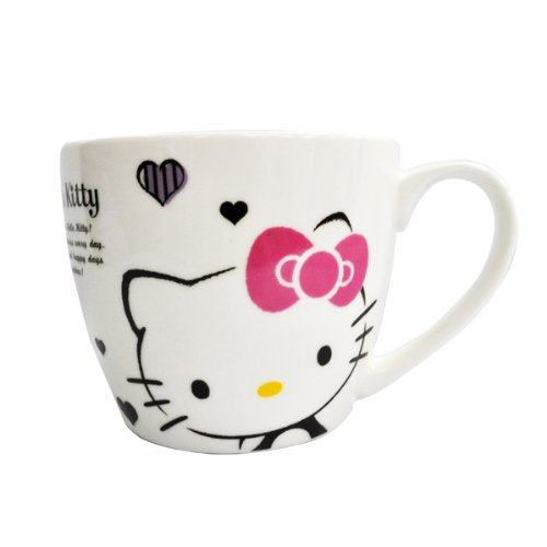 Sanrio Hello Kitty Heart Ceramic Cup 420ml