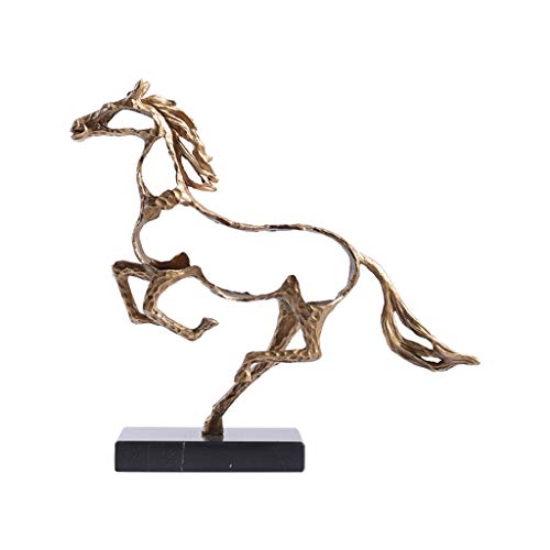 Statue moderne de cheval creuse en métal WXKAGF pour la décoration